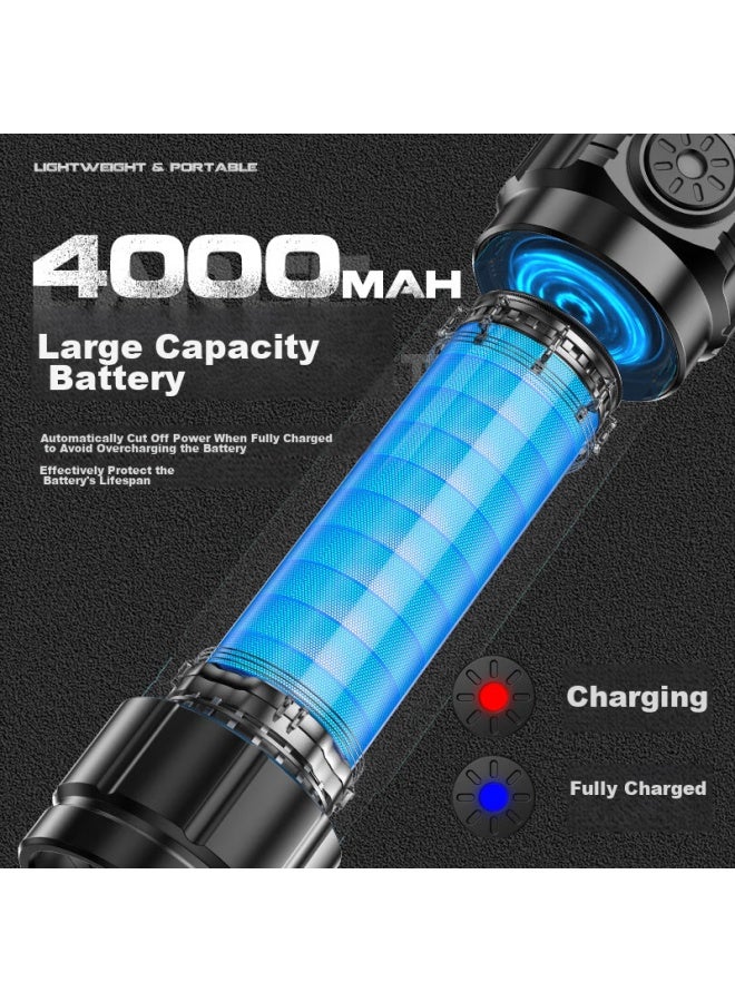 Supfire Gt25 High-intensity Flashlight With Zoom, Long-range, Long Battery Life, Outdoor, Rechargeable, Portable, Emergency Lighting For Home Use - Image 4