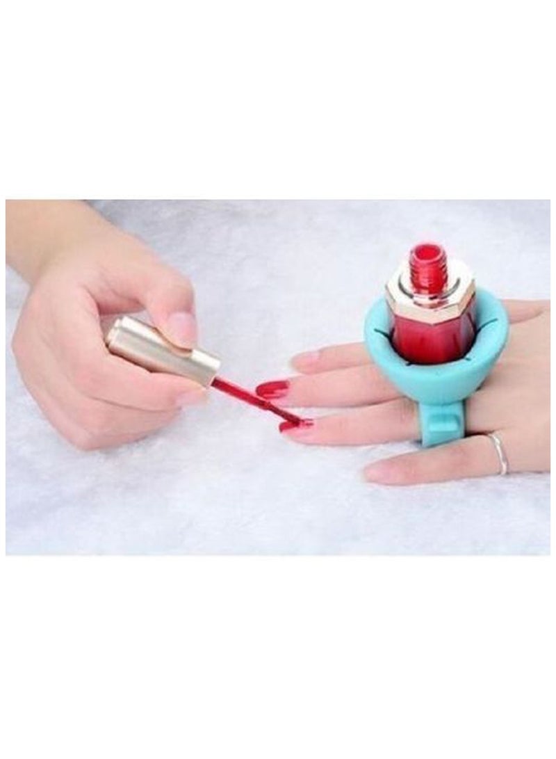 Generic Random color nail polish holder 2 pcs - Image 2
