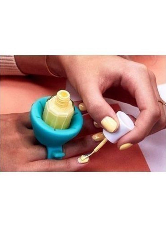 Generic Random color nail polish holder 2 pcs - Image 3