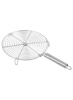 TYAGY Tyagy Stainless Steel Jalebi Roaster Round Roaster with Handle Wire Mesh Grill 8 Inch  - Image 1