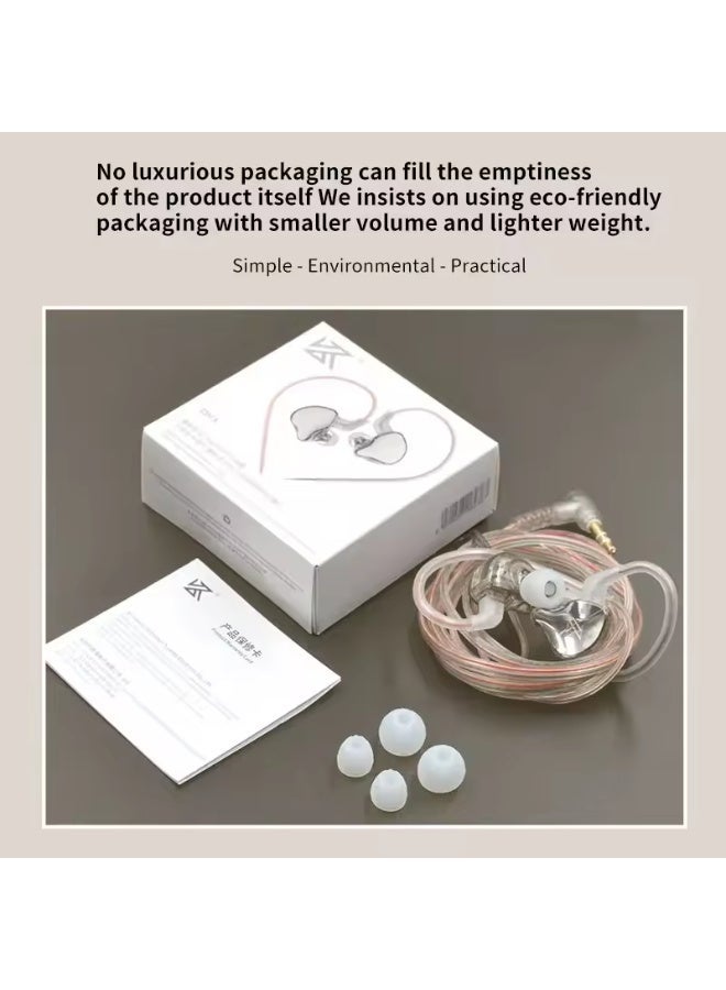 KZ EDCX In-Ear Wired Earphone Monitor HiFi Music Headphones Sport Noise Reduction Game Bass DJ Outdoor Earbuds Dynamic Headset - Image 4