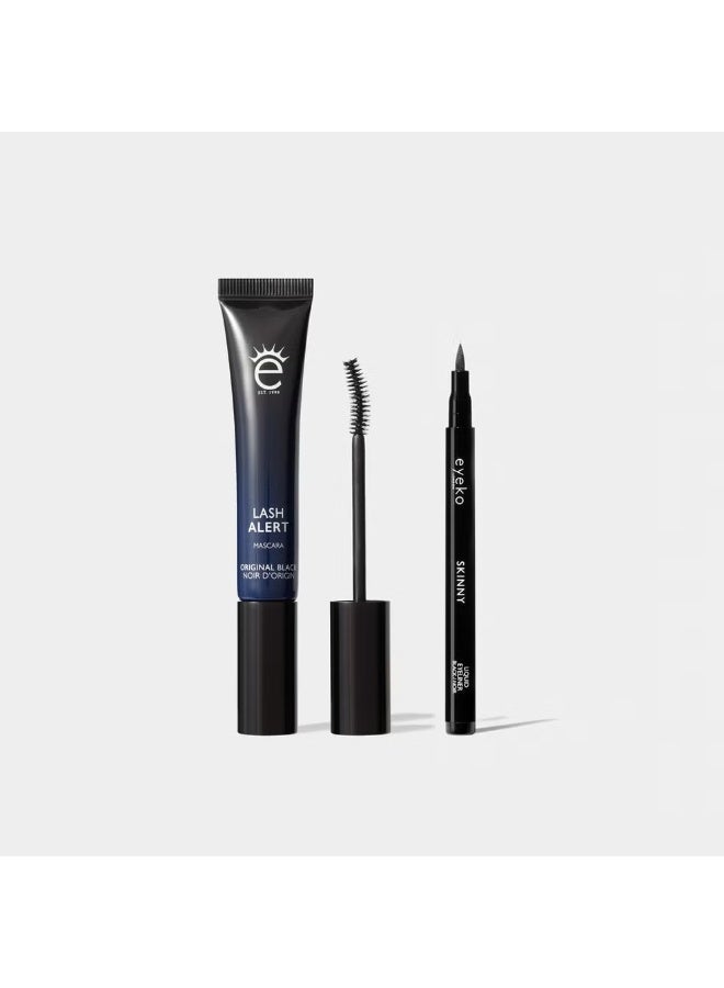 Eyeko Lash Alert Mascara and Skinny Liquid Eyeliner Duo - Image 1