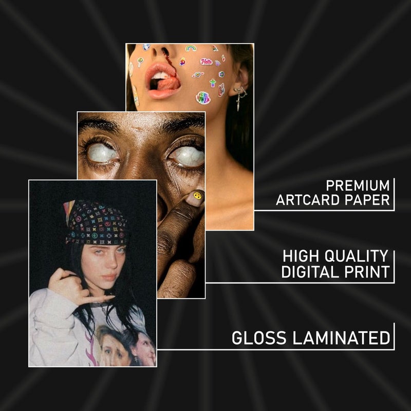 SAW Rapper Posters - Pack of 54 | 4 x 6 Inches | Aesthetic Artwork | Wall Decor for Living Room, Bedroom, Home and Office - Image 2