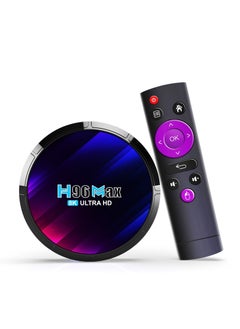 H96 Max 8K Ultra HD Smart TV Box Android 13.0 Media Player with Remote Control, RK3528 Quad-Core, 4GB+64GB