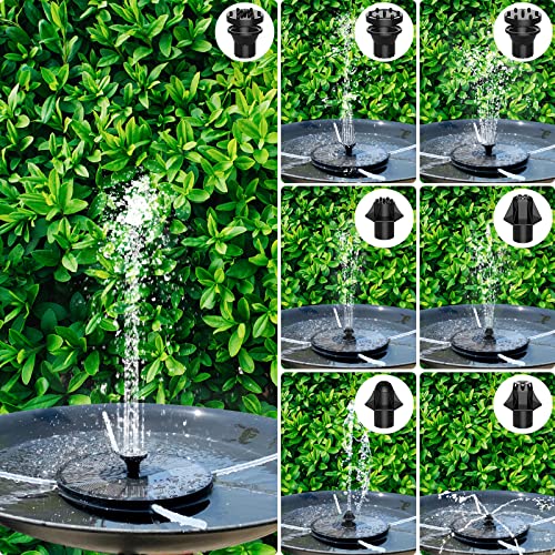 AUTGA Solar Fountain, Floating Solar Powered Water Fountain Pump for Bird Bath, Garden, Pond, Pool, Outdoor Solar Founatin (2.5W) - Image 5