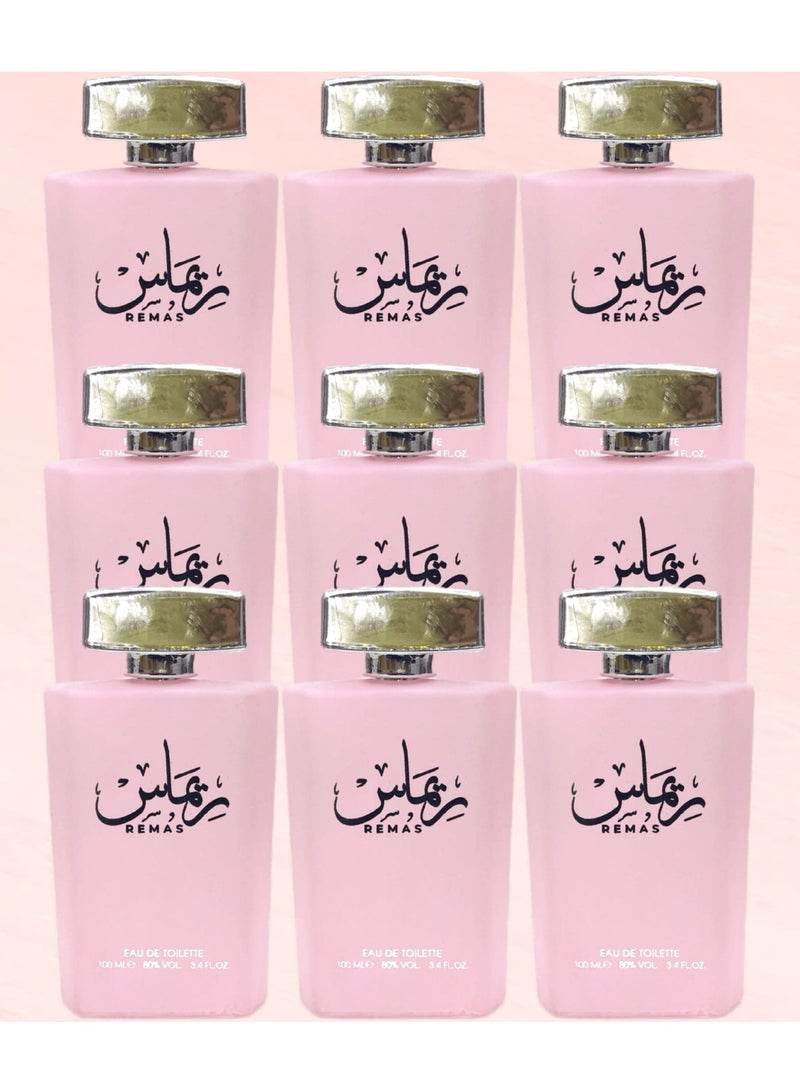 remas 9 Pieces Remas Perfume 100 Ml EDT - Image 1