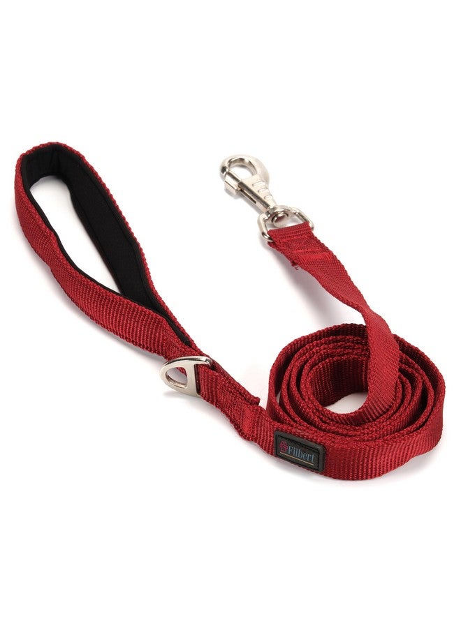 Filbert Nylon Dog Leash, Heavy Duty Leash, for Medium and Small Dogs, 3/4 inch X 4.6ft Strong and Durable, Traction Rope, Red - Image 1