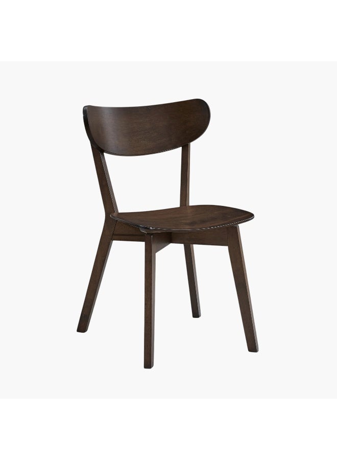 Home Box Scandi Luma Dining Chair - Dark Brown - Image 2