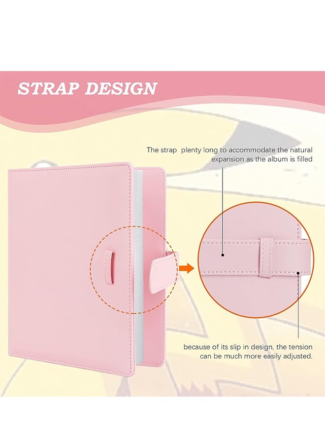 Hihonor 256 Pockets Photo Album for Fujifilm Instax Mini LiPlay 12 11 9 8 40 Evo 7S Camera/Link Printer, 2x3 Picture book for Polaroid Snap Touch PIC-300 Z2300 Mint Zip Instant Camera Printe (Pink) - Image 5
