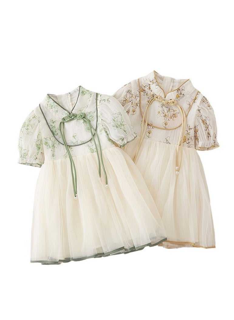 KUYING New Baby Girl Vintage Dress  - Image 2