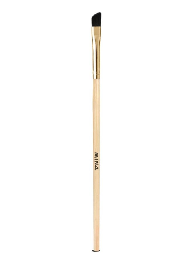 MinaiBrow MINA ibrow Bamboo Handle Professional Angled Eyebrow Brush (Pack of 1) | Eye Makeup Brush Applicator | Vegan Eyebrow Brushes for Powder, Gel, Cream, Tint, Precise Makeup Brush Kit for Eyebrow - Image 1