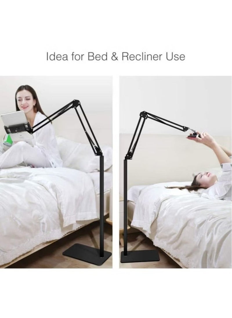 Adjustable Floor Tablet Stand - Universal Holder for Phones and Tablets with 360° Flexibility - Image 4