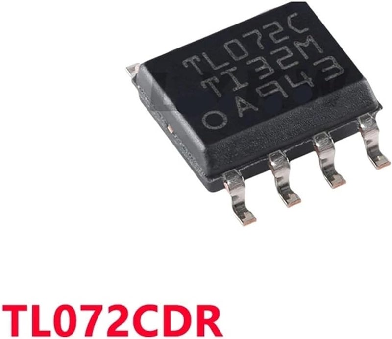 TL072C TL072CDR SOP8 شريحة مضخم عملياتي 100 قطعة - Image 3