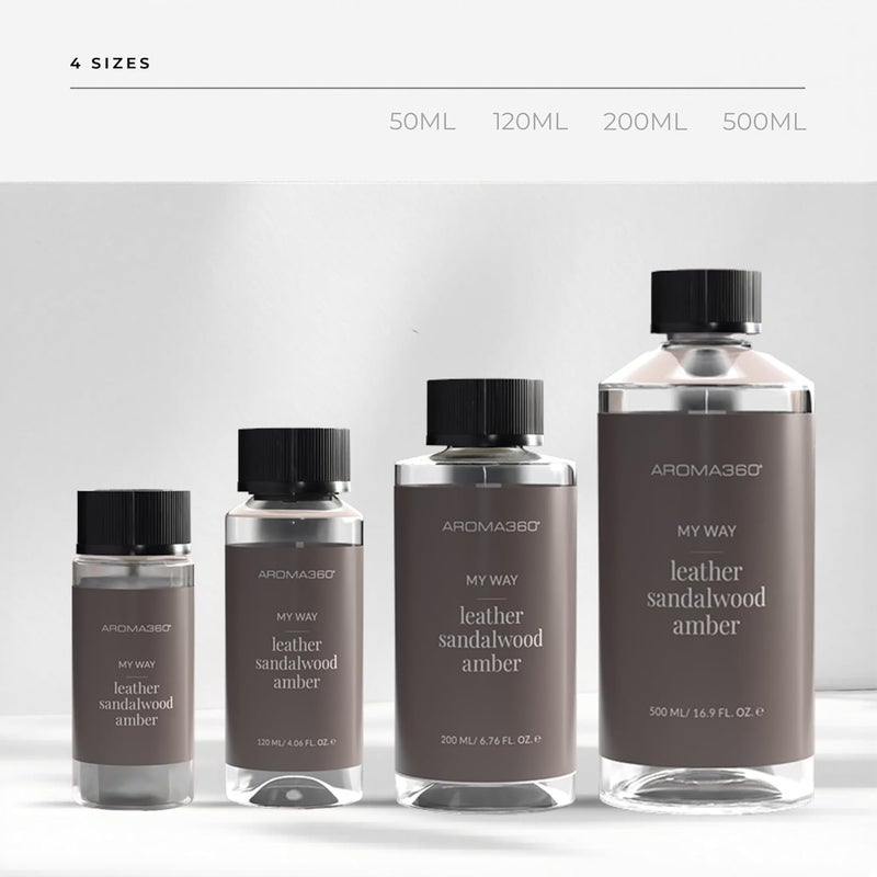 AROMA360 Fragrance Oil - Fragrance Oil Inspired By 1 Hotel - Scent Includes Leather, Sandalwood & Amber - My Way, 500Ml/16.9 Fl Oz - Image 5