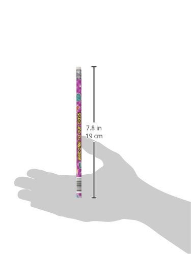 Moon Products Wood Pencils, Welcome To Our Class, No.2, Assorted (MPD2117B),Pack of 12 - Image 2