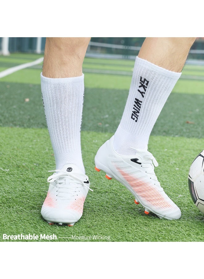 SKY WING Soccer Socks for Men & Women  Knee High Football & Softball Sports Wicking Non-Slip Athletic Long Socks 1/2/3/4 Pairs - Image 3