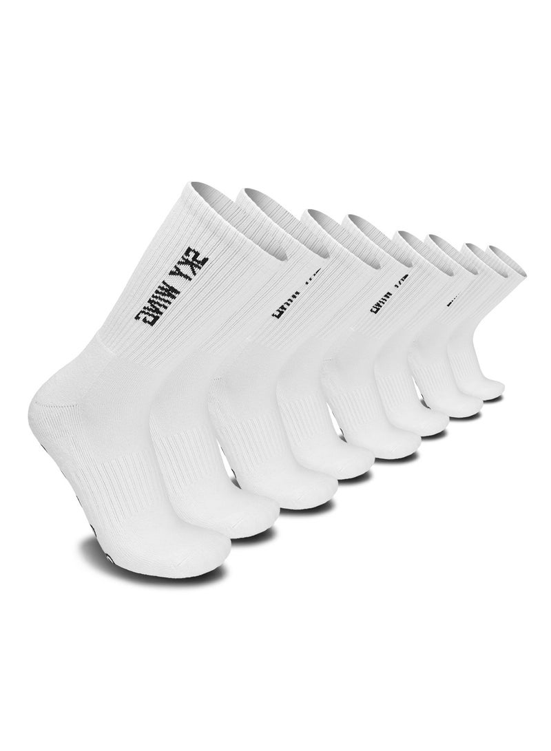 SKY WING Soccer Socks for Men & Women  Knee High Football & Softball Sports Wicking Non-Slip Athletic Long Socks 1/2/3/4 Pairs - Image 1