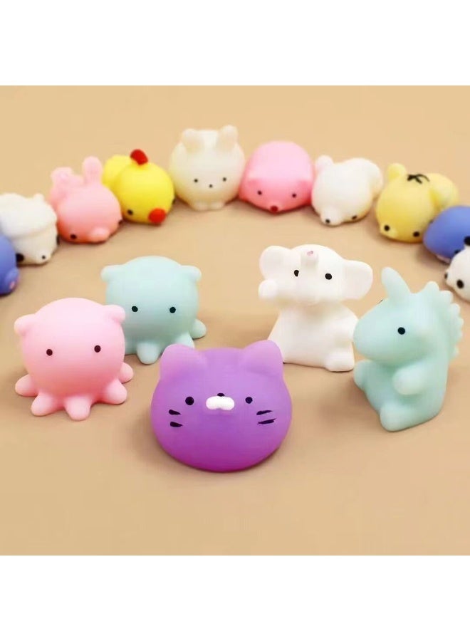 20-Piece Mini Mochi Squishy Toys Random Delivery Kawaii Cat Animals Party Favors Sensory Toys Stress Reliever Toy Squishies for Kids 4-8 - Image 4