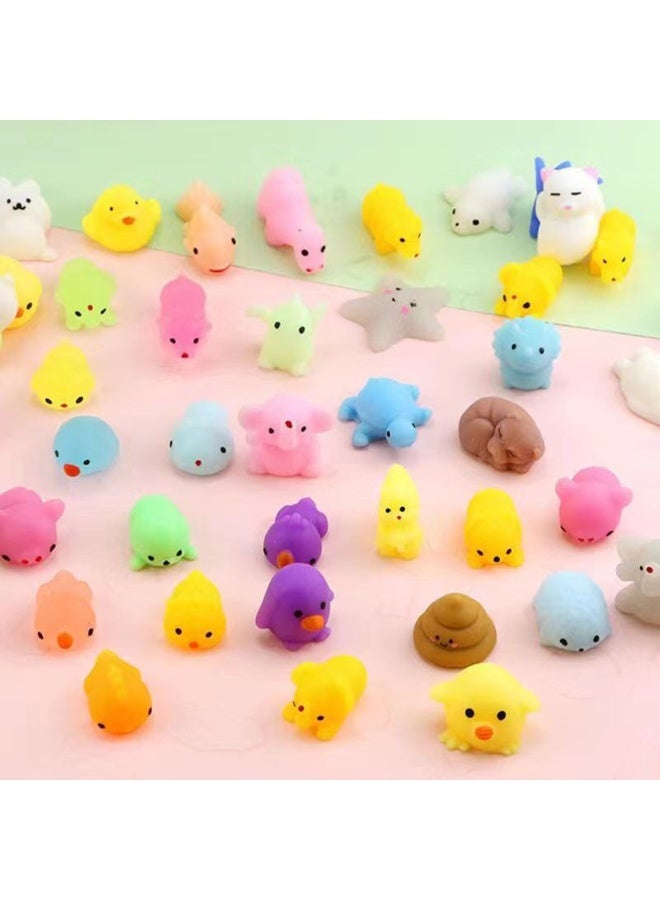 20-Piece Mini Mochi Squishy Toys Random Delivery Kawaii Cat Animals Party Favors Sensory Toys Stress Reliever Toy Squishies for Kids 4-8 - Image 2