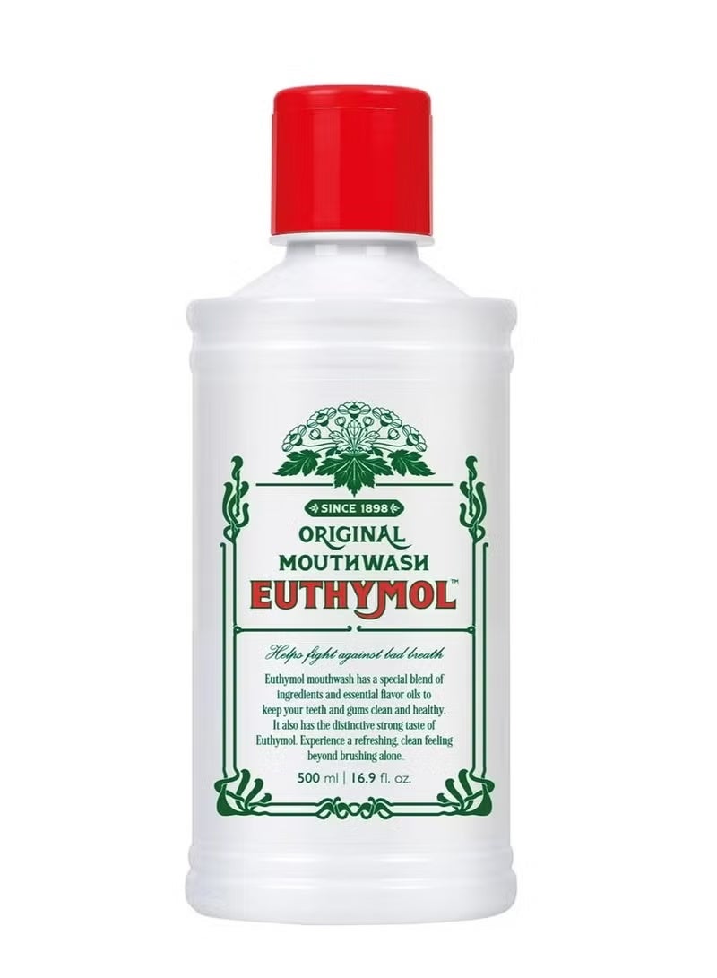 Euthymol Mouthwash Original 500ml - Image 1