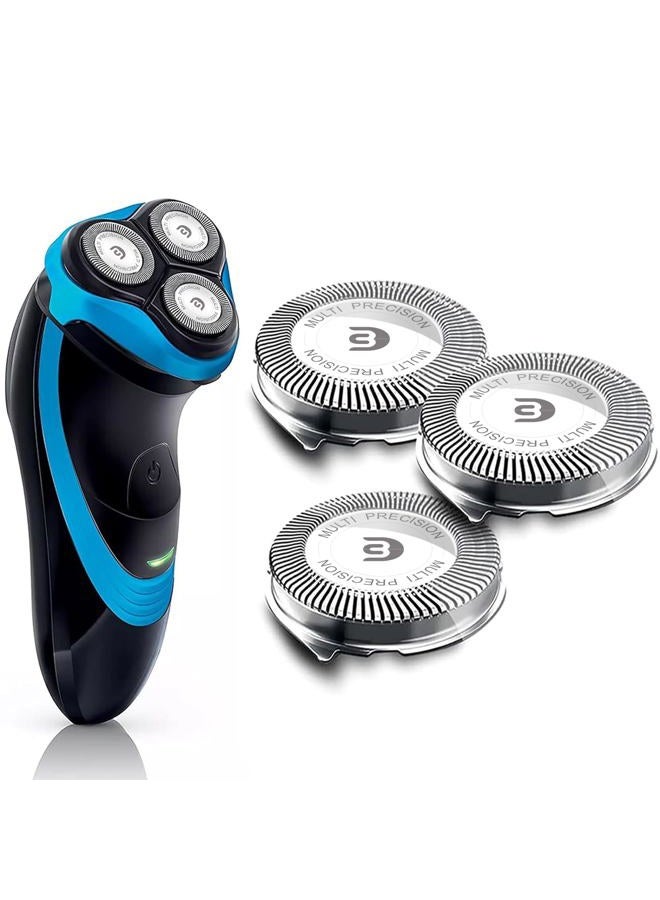 innobeaut SH30 Replacement Heads Compatible with Philips Norelco 3000, 2000, 1000 Series Shavers and S738 Click and Style, Razor Blades for S1560 Shaver - Image 1