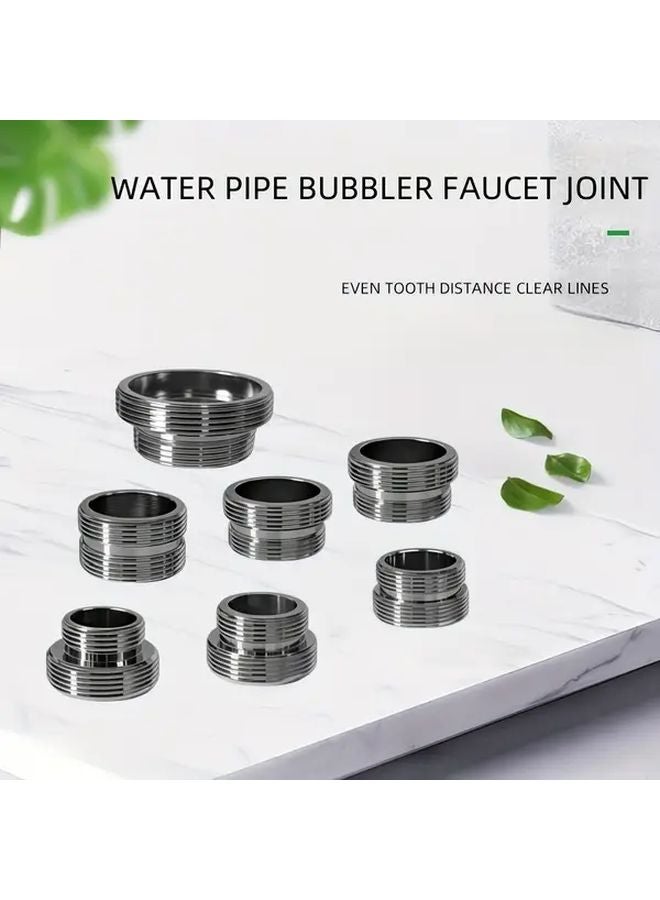 7PC Mixed Water Purifier Adapter Kit With 14 Rubber Seals M22 1 0 Brass Faucet Connector - Image 3
