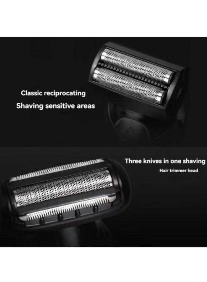 5-in-1 Men's Bodygroom Series Shower-Proof Body Grooming Razor Multi-Function Trimmer with Beard Trimmer,Body Trimmer,Hair Clipper,Shaver and More,Super Sharp Blades - Image 3