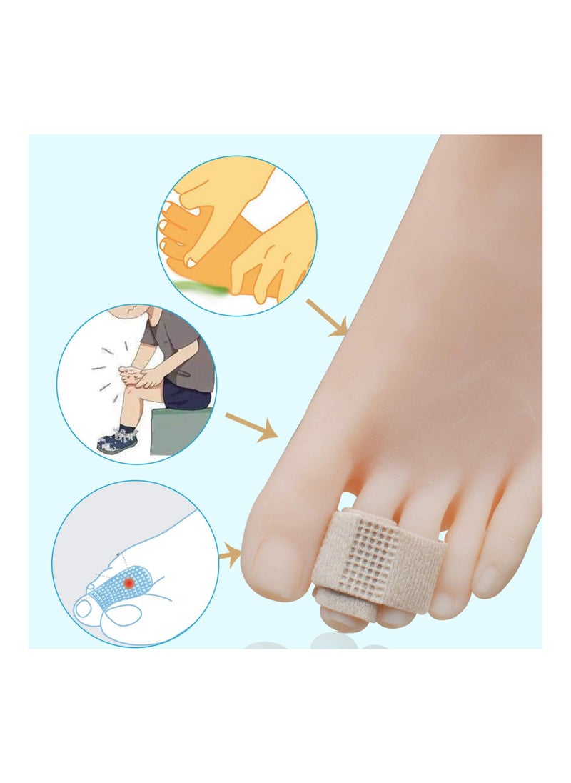 Generic - 4 Pieces Broken Toe Wraps Toe Splint Hammer Toe Straightener - Image 1