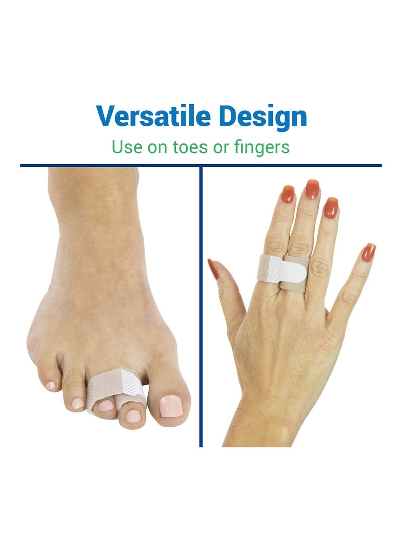 Generic - 4 Pieces Broken Toe Wraps Toe Splint Hammer Toe Straightener - Image 1
