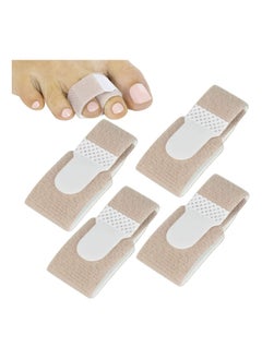 4 Pieces Broken Toe Wraps Toe Splint Hammer Toe Straightener