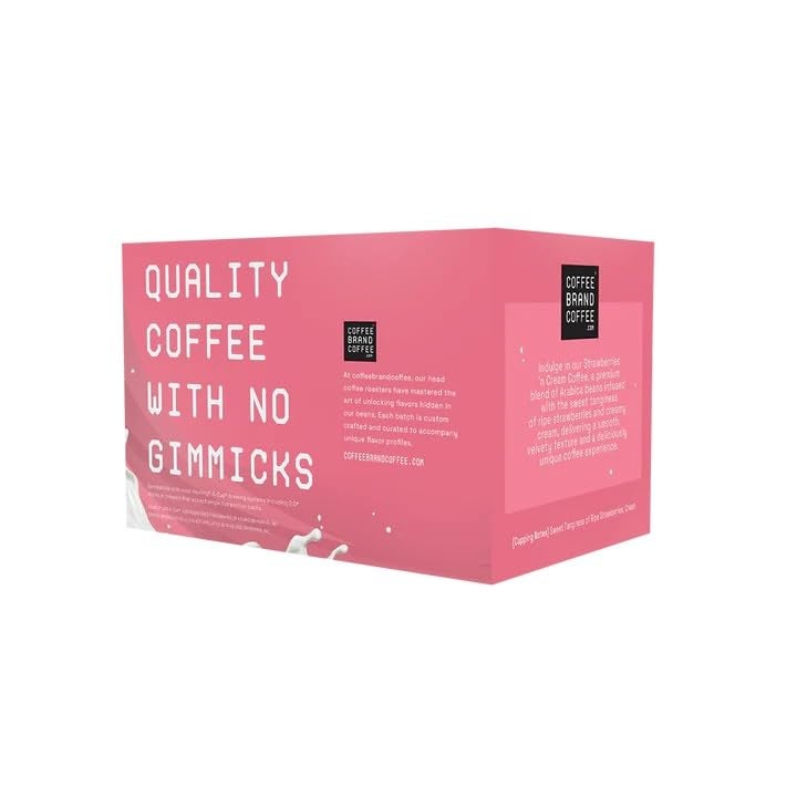 قهوة مميزة من علامة تجارية KCups بنكهة كريمة الفراولة | ناعمة، سلسة، وذات قوام مخملي لتجربة قهوة فريدة ولذيذة | عبوة 12 - Image 2