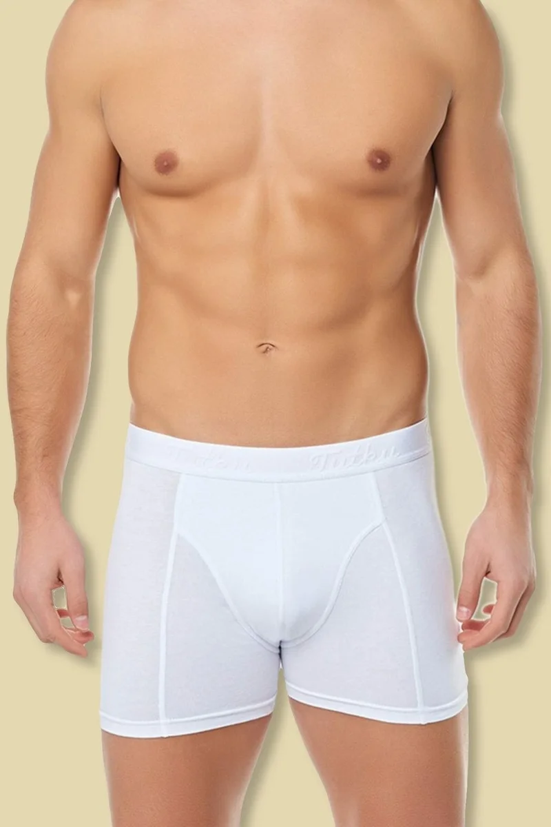 توتكو 12 Pieces White Color Lycra Boxer