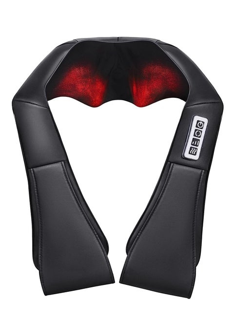 Neck and Shoulder Massager, Electric Shiatsu Back Massager with Heat, with 3D Rotation and Heat Function, 3 Speeds Electric Shiatsu Relieves Muscles, Home Office Car