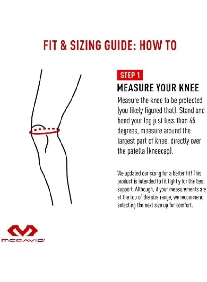 McDavid Hex Knee Pads Compression Sleeves - Image 5