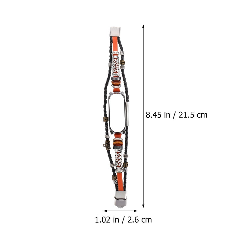 Pulesera NFC, Vintage DIY Strap for Xiaomi Mi Band 5/5 NFC, Adjustable Wristband - Image 2