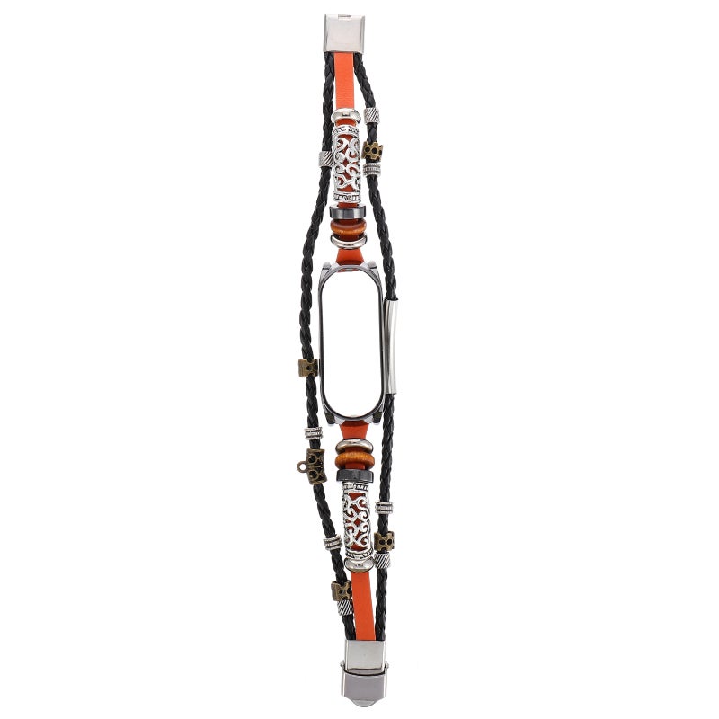 Pulesera NFC, Vintage DIY Strap for Xiaomi Mi Band 5/5 NFC, Adjustable Wristband - Image 1