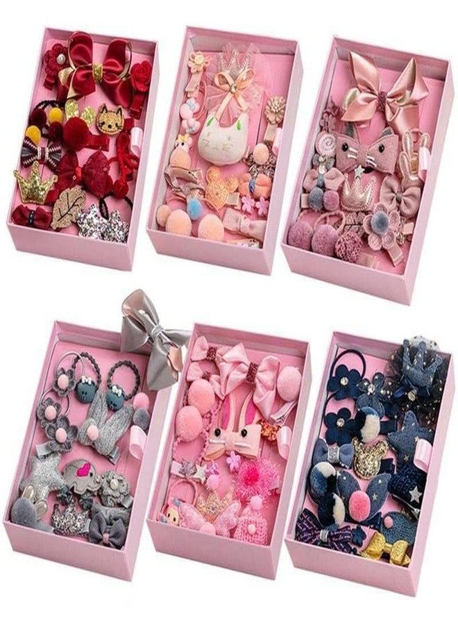 Florisca Baby Girl's Hair Clips Cute Hair Bows Baby Elastic Hair Ties Hair Accessories Ponytail Holder Hairpins Set For Baby Girls Teens Toddlers, Assorted styles, 16 pieces Pack - Image 3