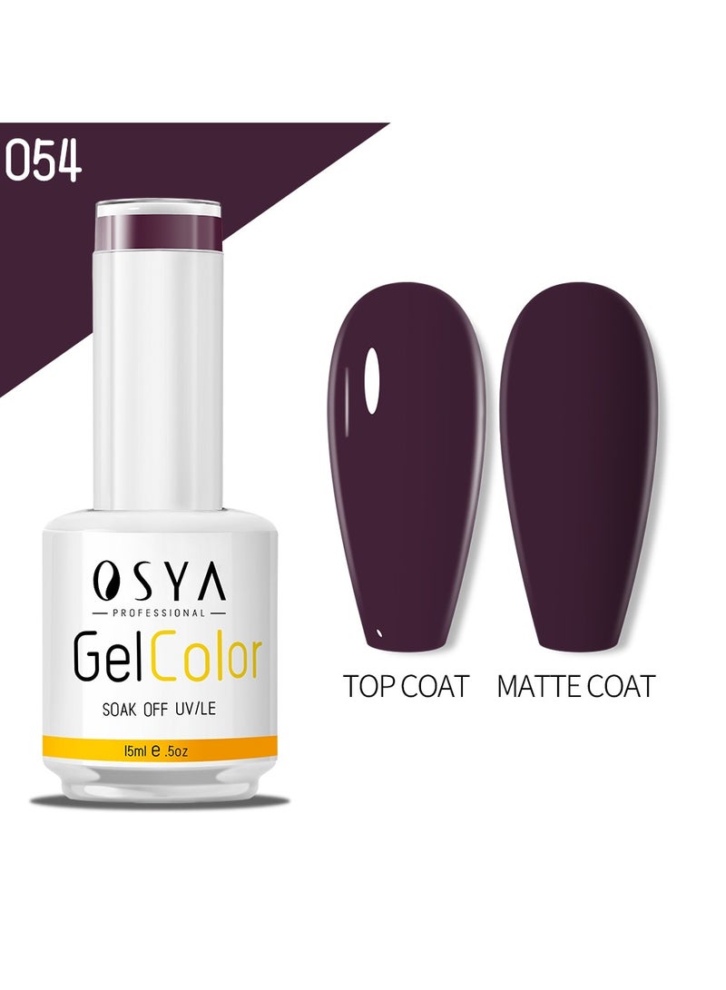 OSYA gel Nail Polish Collection Soak Off UV&LED CANNI OUTPUT Gel polish 15ml (054) - Image 1