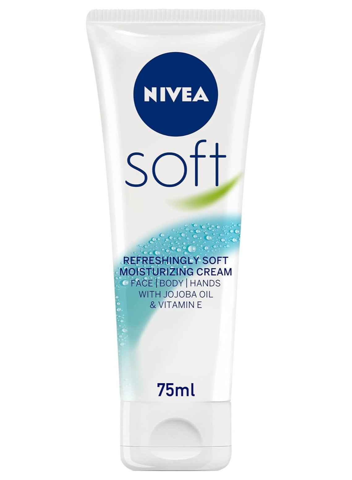 NIVEA Moisturising Cream, Soft Refreshing, Tube 75ml
