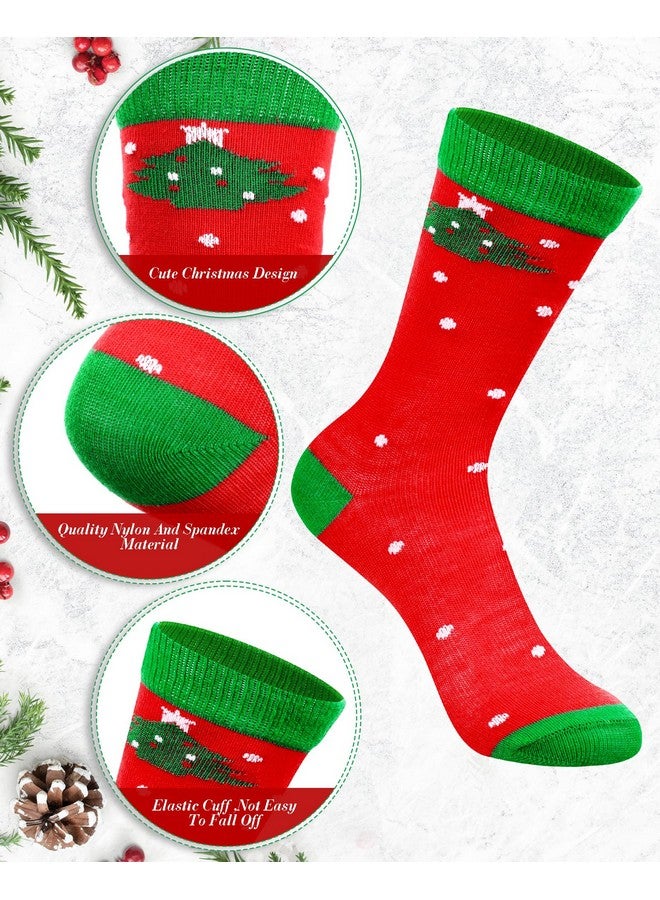 Foaincore 24 Pairs Kids Christmas Socks Colorful Creative Holiday Crew Socks Children Cute Socks Christmas Gift for Boy Girl (4-6 Years) - Image 3