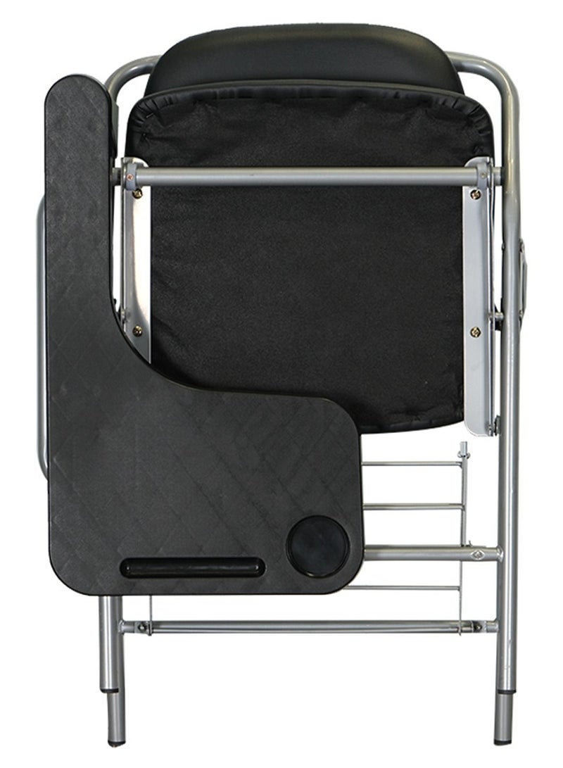 HUIMEI كرسي الطالب القابل للطي HUIMEI B208 05 B08 باللون الأسود - Image 3
