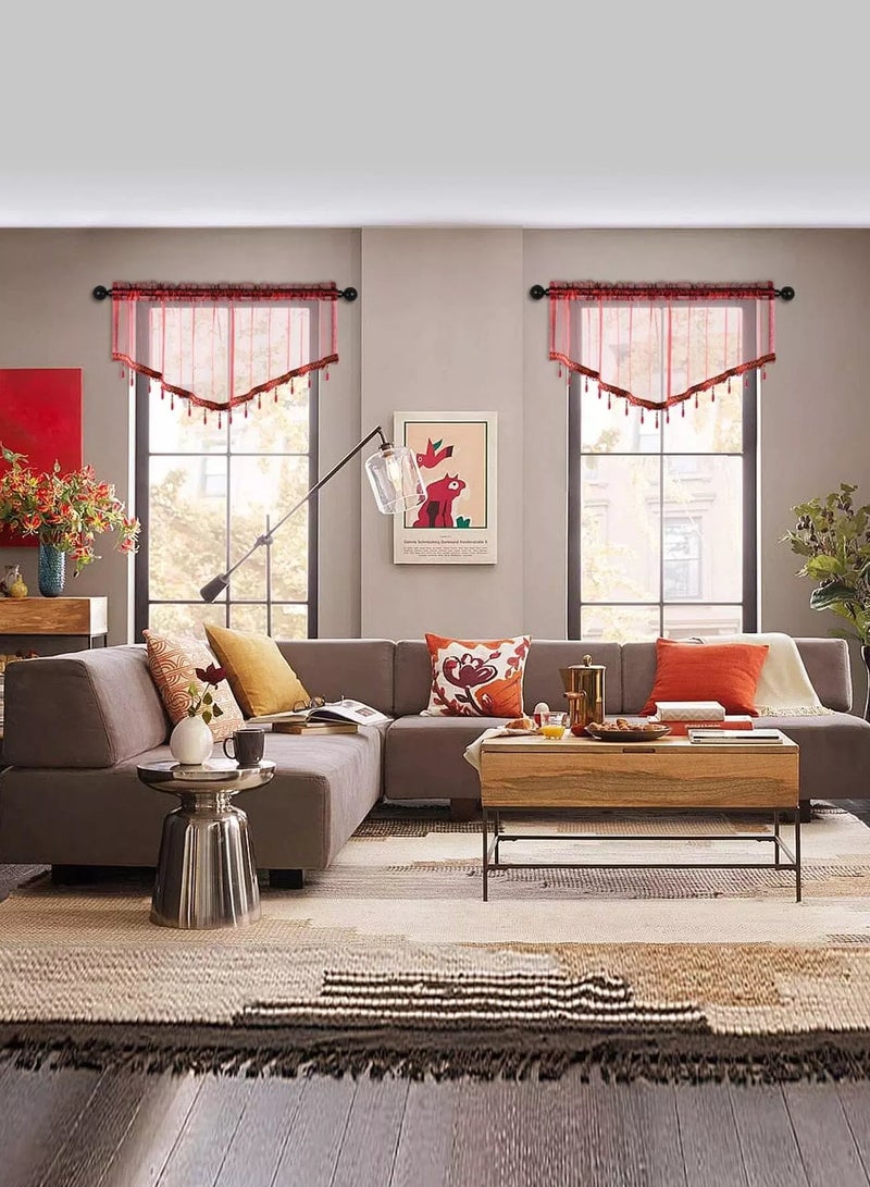1pc Pendant Decor Window Valance  - Image 3