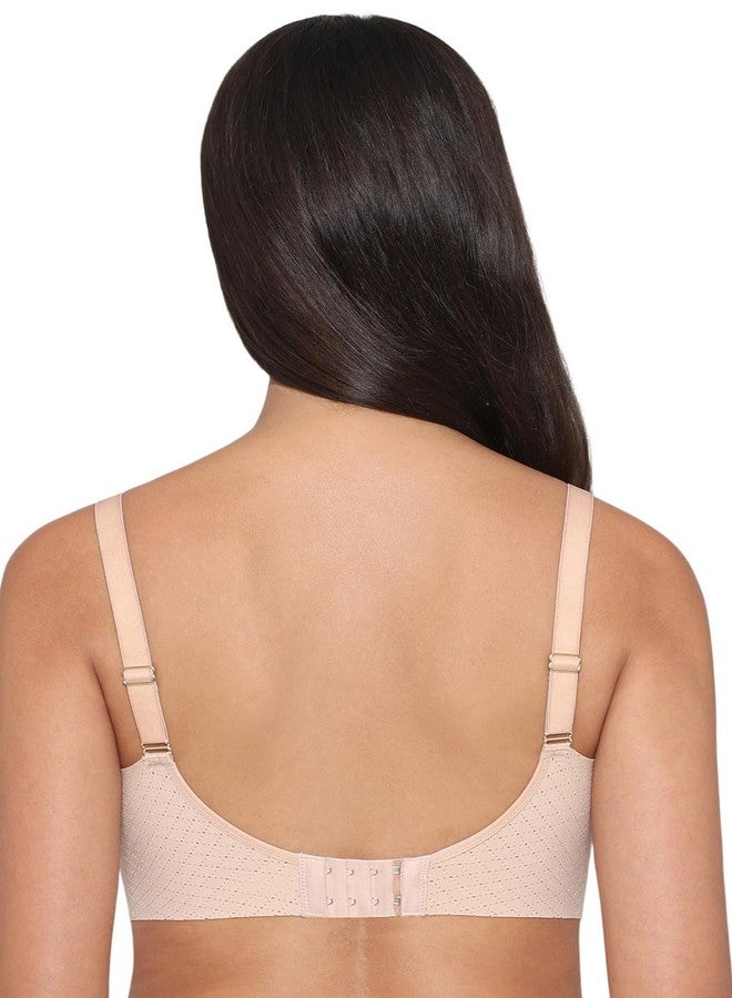 Wacoal Women’s Franca |Padded|Non-Wired |Full Cup|Everyday Wear|Full Coverage|T-Shirt Bra Beige (L) - Image 3