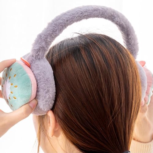 THE DDS STORE DDS STORE Winter Warm Folding Ear Muffs - Adjustable, Cartoon, Cold Earmuffs For Women & Children - Image 3