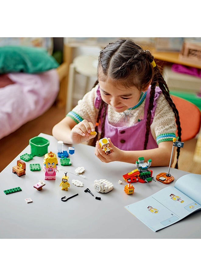 LEGO - Lego Super Mario Adventures With Interactive Lego Peach, Princess Toy Playset For Kids, Yellow Toad Figure, Nintendo Gift For 6 Plus Year Old Girls, Boys And Gamers, 71441 (208 Pieces) - Image 1