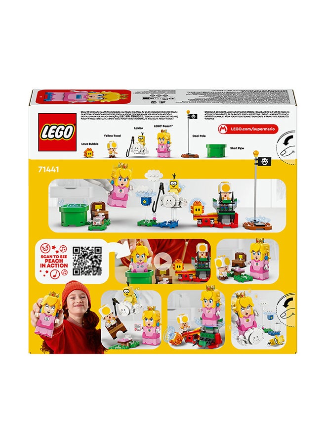 LEGO - Lego Super Mario Adventures With Interactive Lego Peach, Princess Toy Playset For Kids, Yellow Toad Figure, Nintendo Gift For 6 Plus Year Old Girls, Boys And Gamers, 71441 (208 Pieces) - Image 1