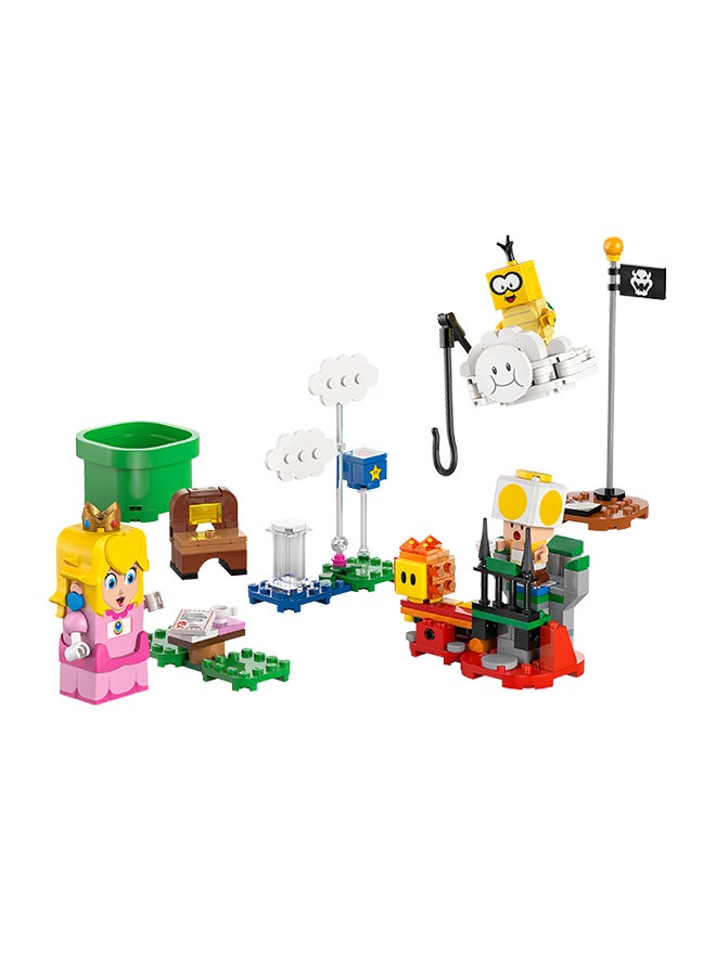 LEGO - Lego Super Mario Adventures With Interactive Lego Peach, Princess Toy Playset For Kids, Yellow Toad Figure, Nintendo Gift For 6 Plus Year Old Girls, Boys And Gamers, 71441 (208 Pieces) - Image 1