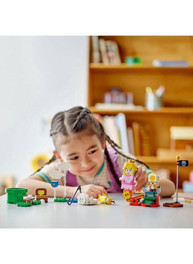 LEGO - Lego Super Mario Adventures With Interactive Lego Peach, Princess Toy Playset For Kids, Yellow Toad Figure, Nintendo Gift For 6 Plus Year Old Girls, Boys And Gamers, 71441 (208 Pieces) - Image 1