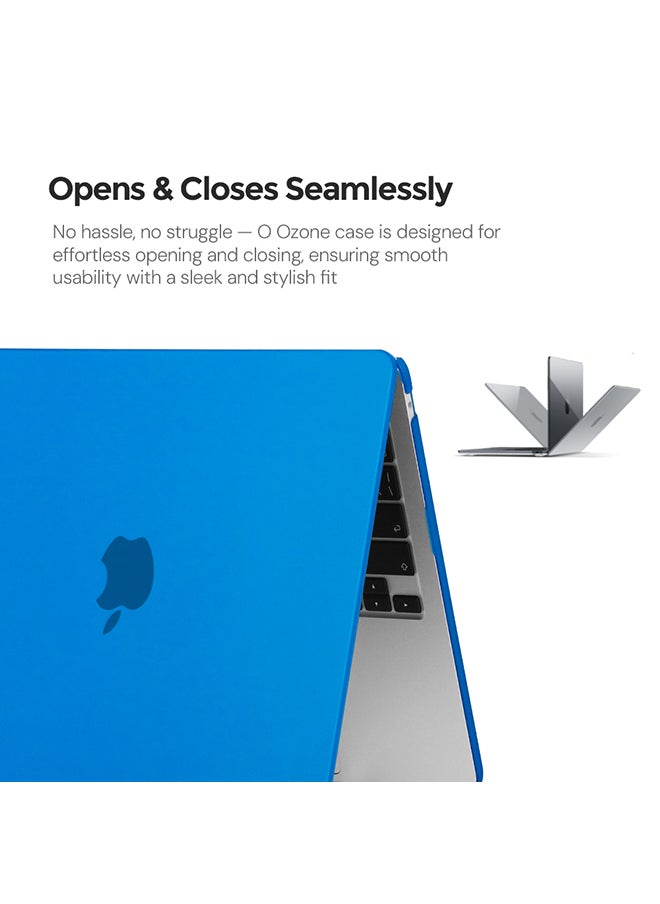 O Ozone - Matte Case Compatible with MacBook Pro 16 inch (A2485)M1 (A2780)M2 (A2991)M3 (A3403,A3186)M4 2021-2024 Case+Keyboard Cover+Protector,Dark Blue - Image 1