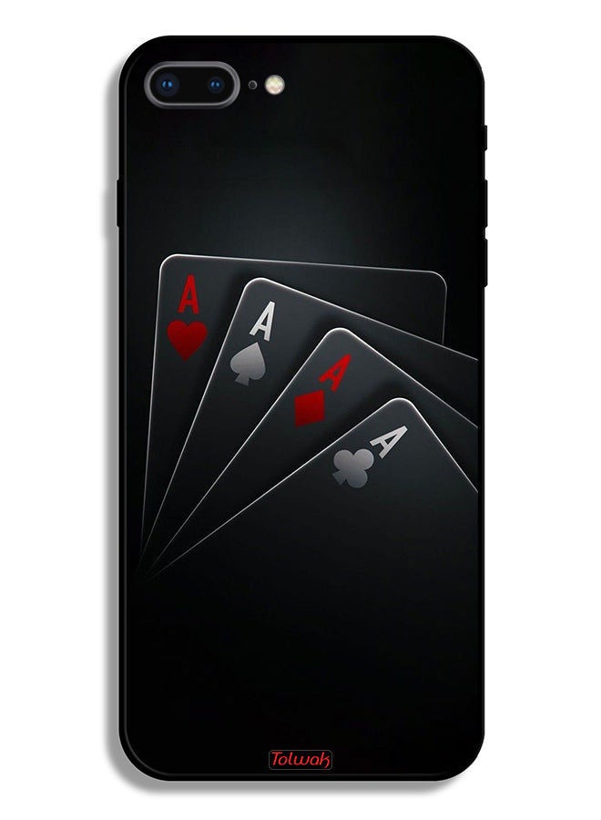 Tolwak Apple iPhone 8 Plus Protective Case Cards A  - Image 2